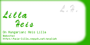 lilla heis business card